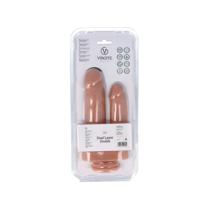 VIRGITE R30 DUAL DOUBLE LAYER REALISTIC - 22cm y 17.5 cm.